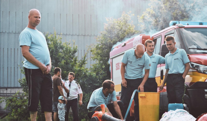 13. fotografia fotogalérie Novostavba budovy hasičskej garáže