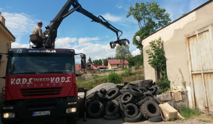 1. fotografia fotogalérie Zber opotrebovaných pneumatík