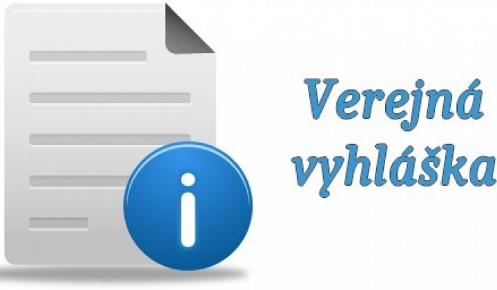 Fotka - Verejná vyhláška - Poľovný revír STAVENEC